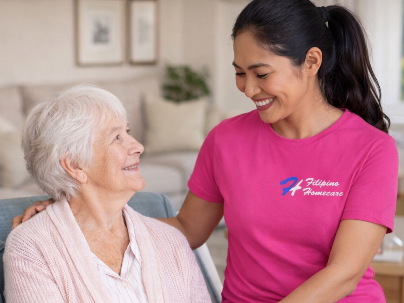 Filipino Homecare team supporting clients and families
